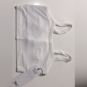 ALO Yoga, Ribbed Crop Whisper Bra Tank